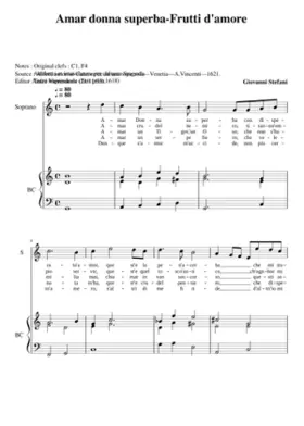 Amar Donna superba - Frutti d'amore