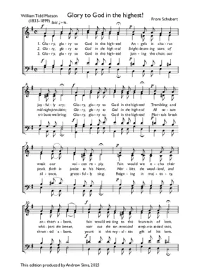 Glory to God in the highest!