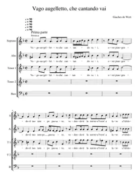 Vago augelletto che cantando vai