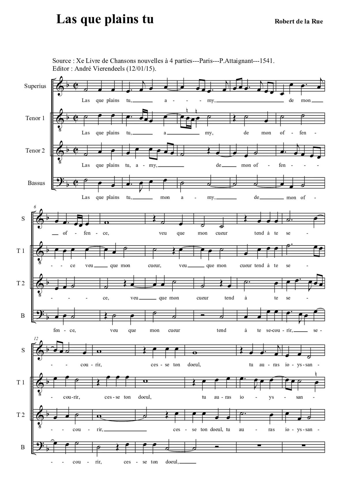 Las que plains tu - Page 1