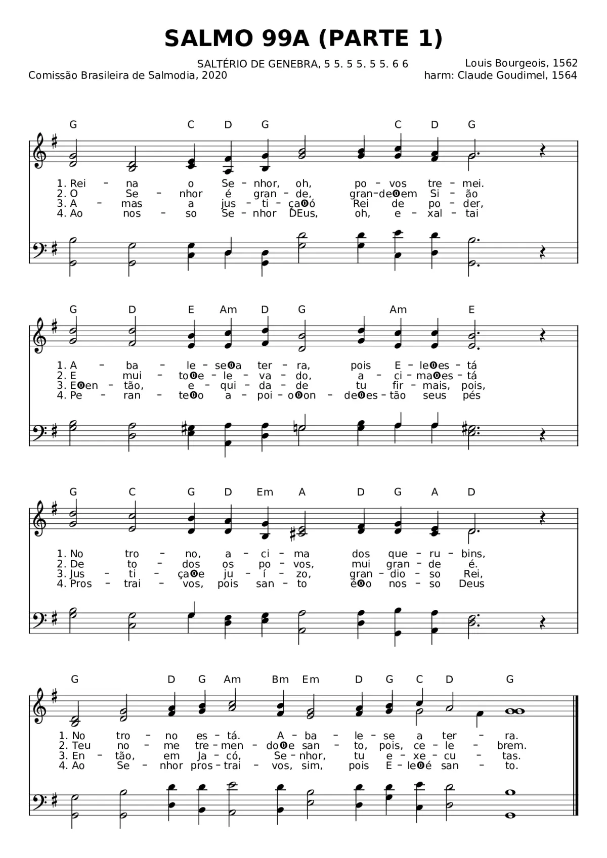 Salmo 99A (Parte 1) - Page 1