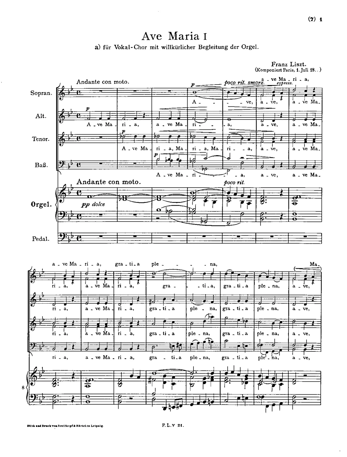Ave Maria I - Page 1