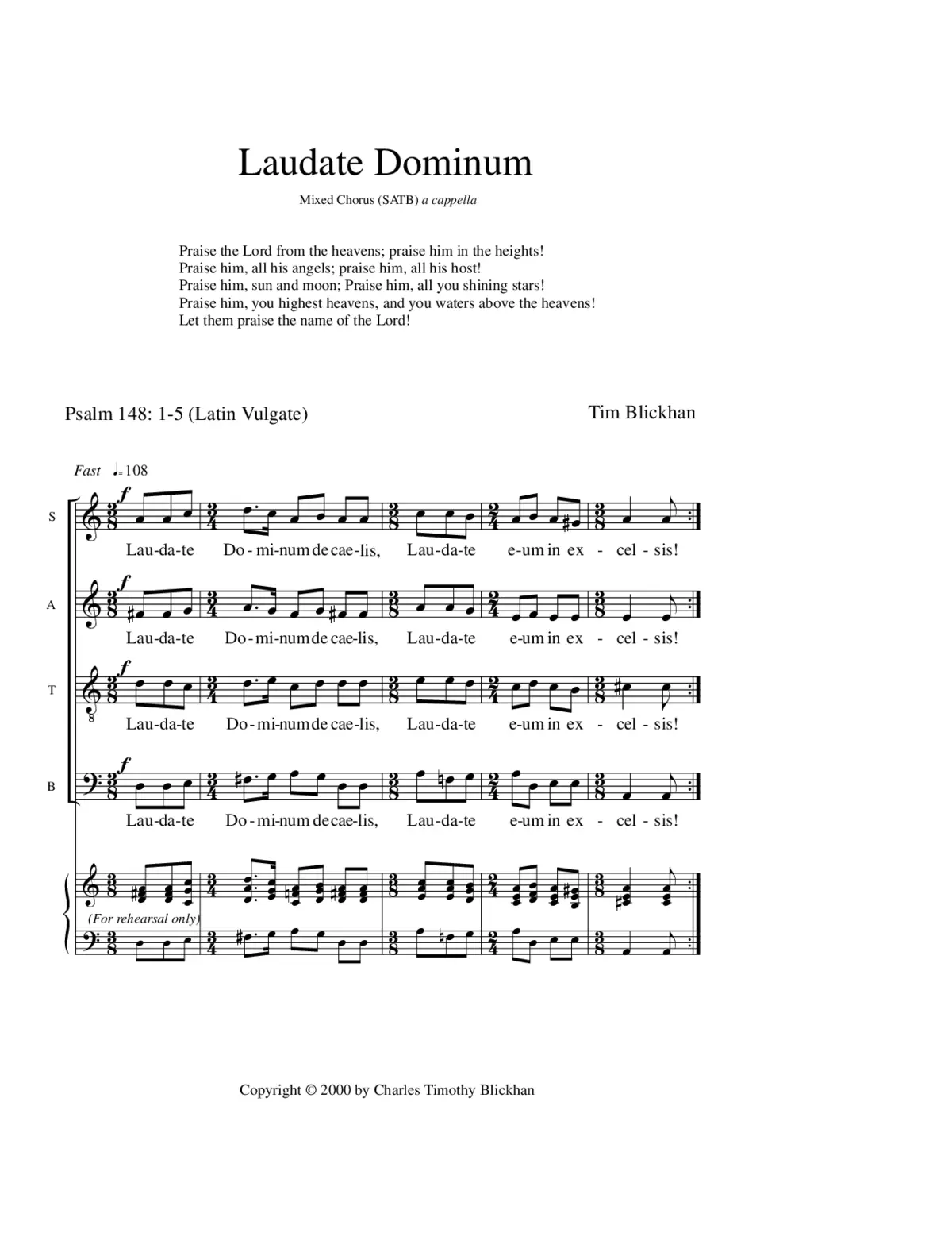 Laudate Dominum - Page 1