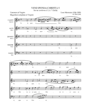 Veni sponsa Christi a 5