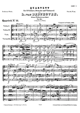 String Quartet No.16