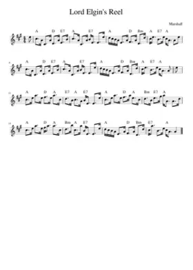 Lord Elgin's Reel