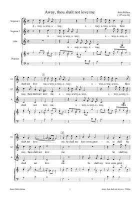 Away, thou shalt not love me