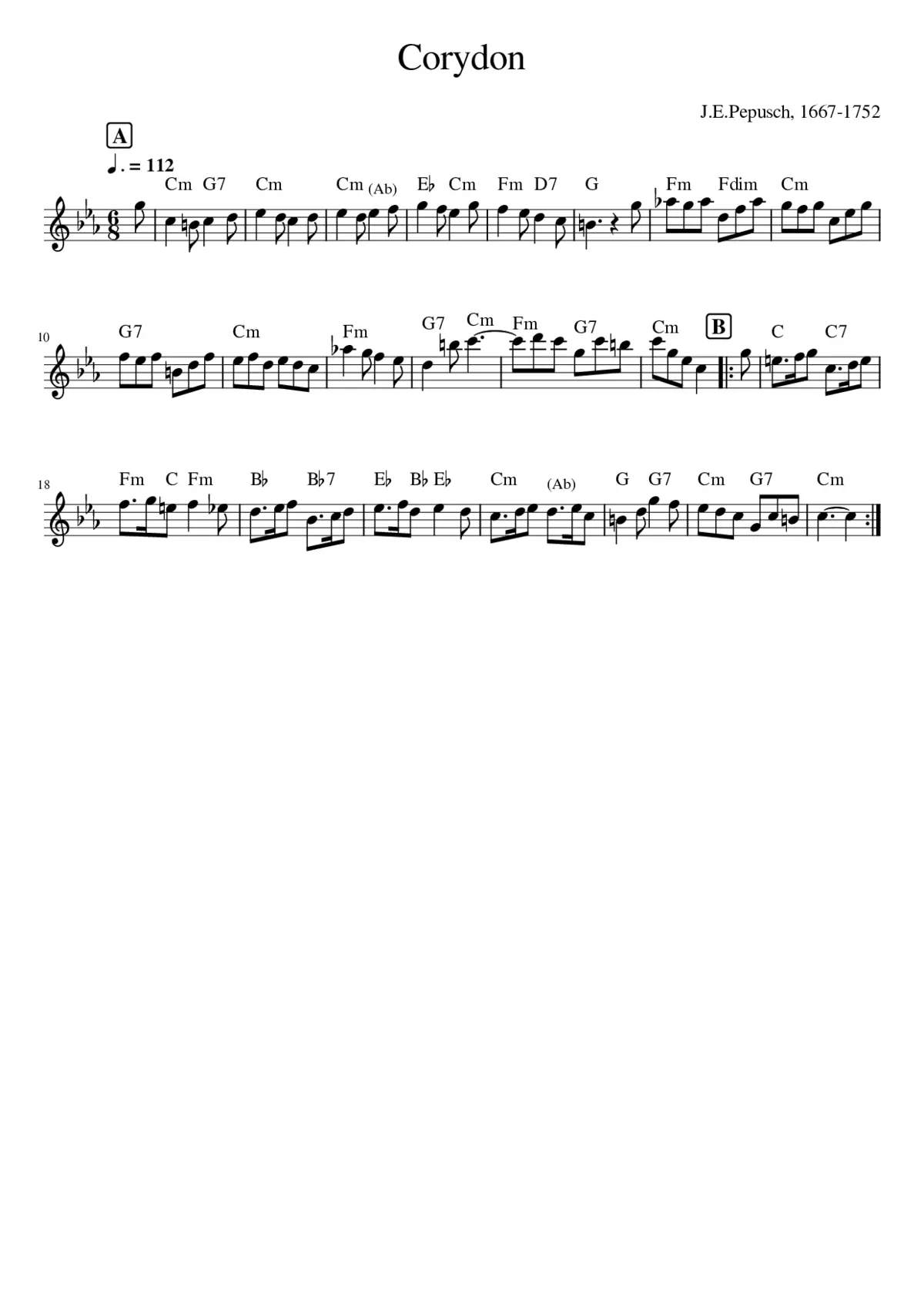Corydon - Page 1