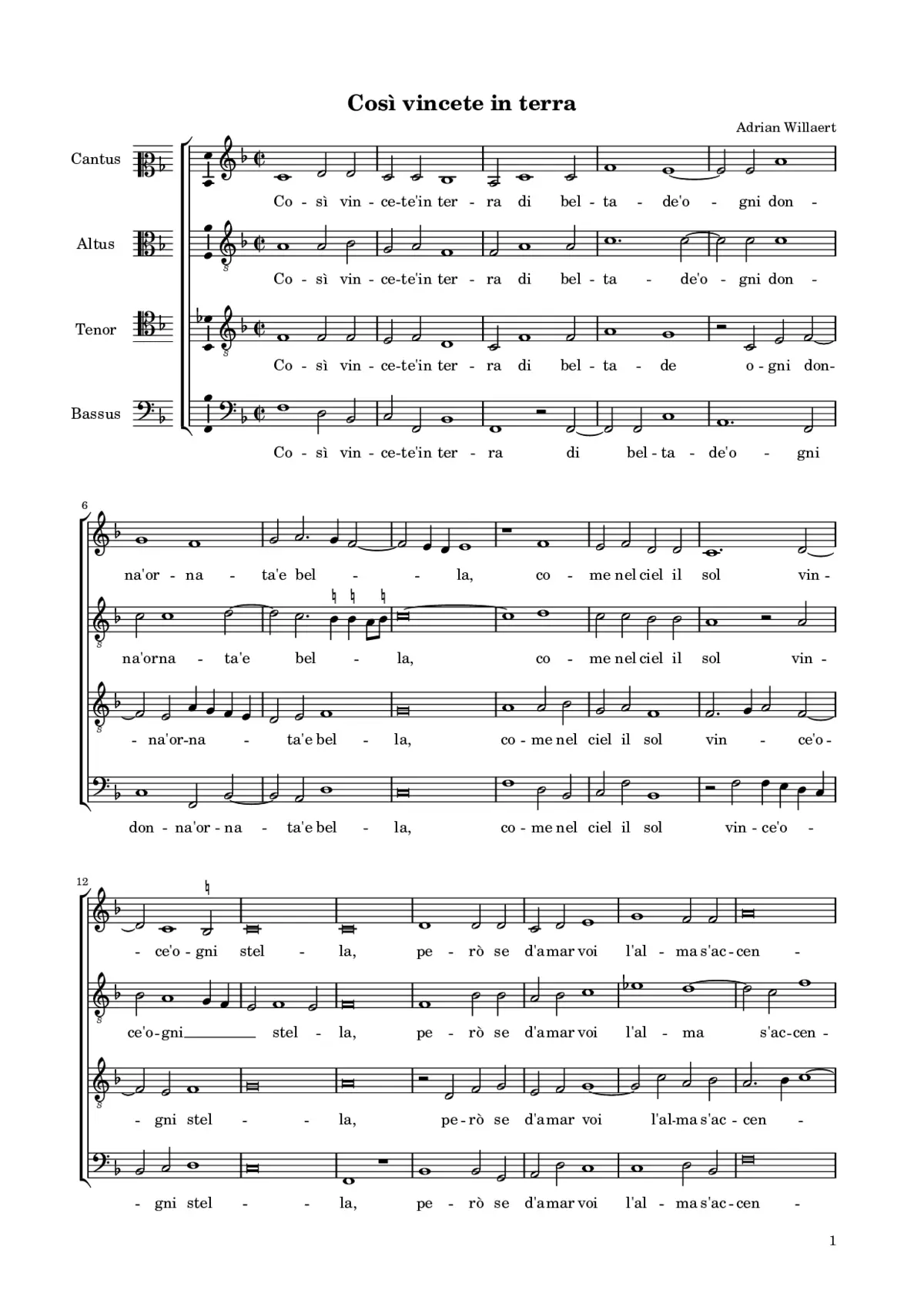 Così vincete in terra - Page 1