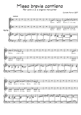 Missa brevis cantilena