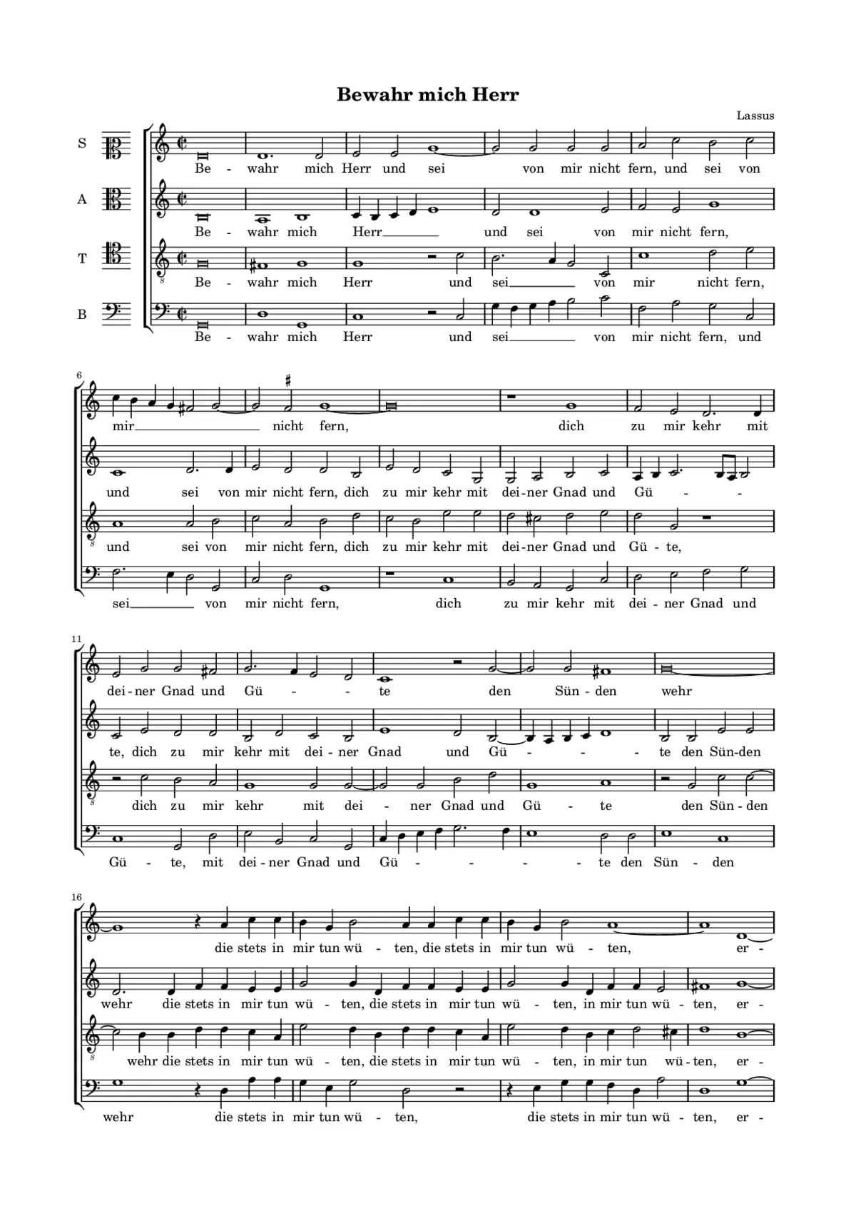 Bewahr mich Herr - Page 1