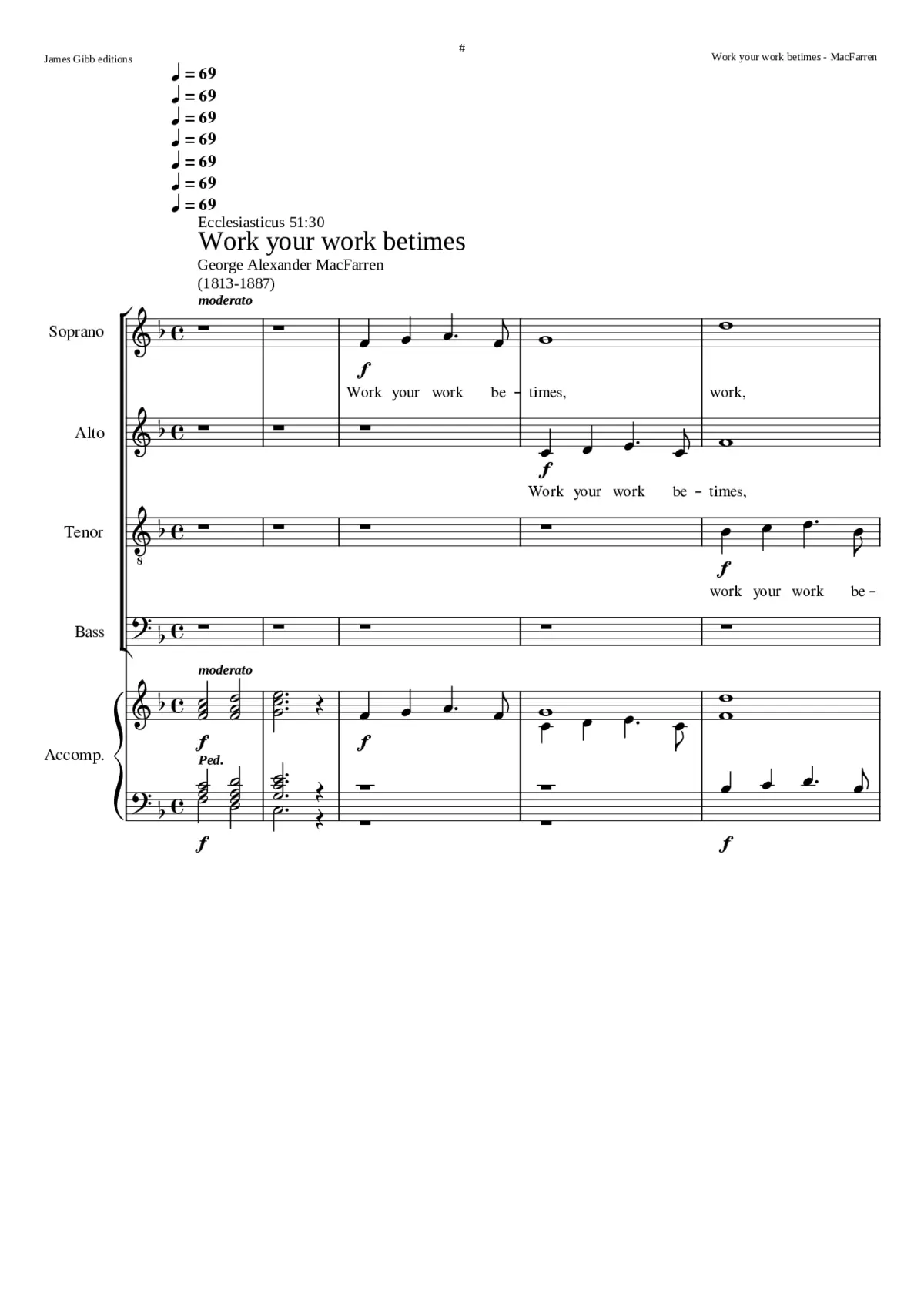 Work your work betimes - Page 1