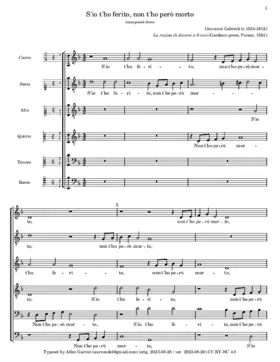 S'io t'ho ferito, non t'ho però morto