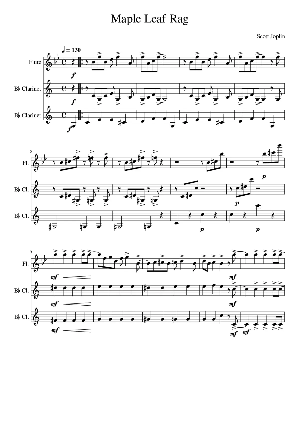 maple leaf rag - Page 1