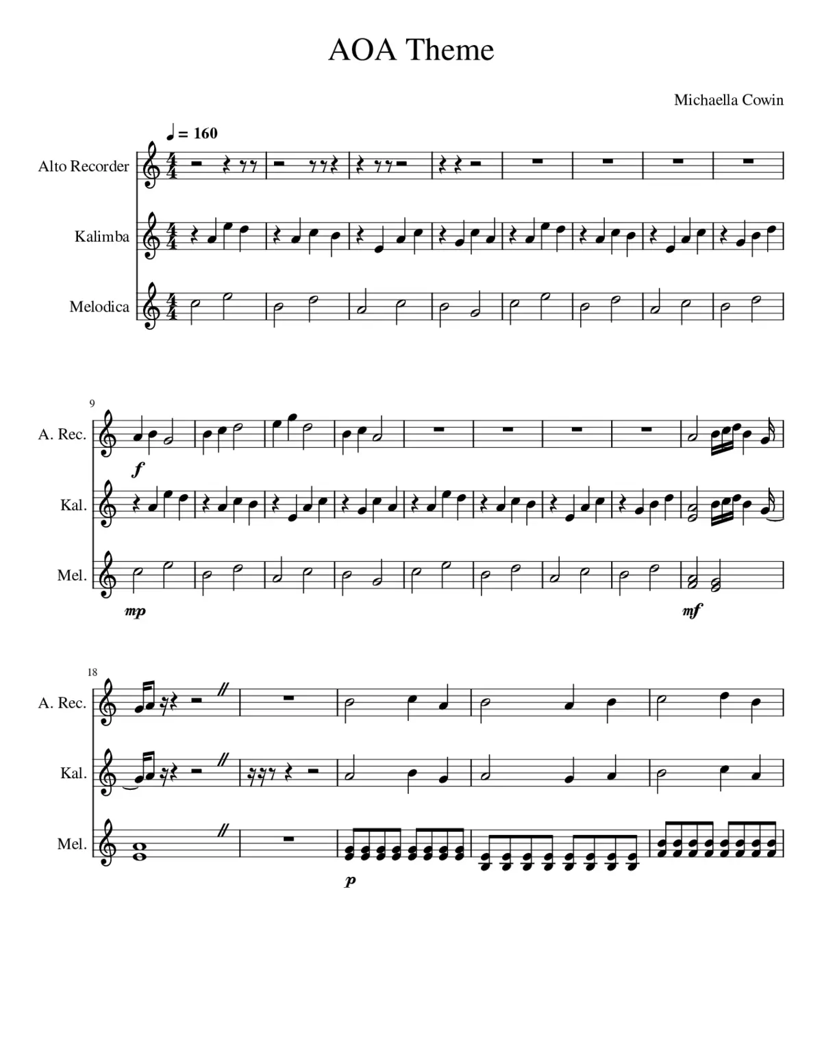 AOA Theme - Page 1
