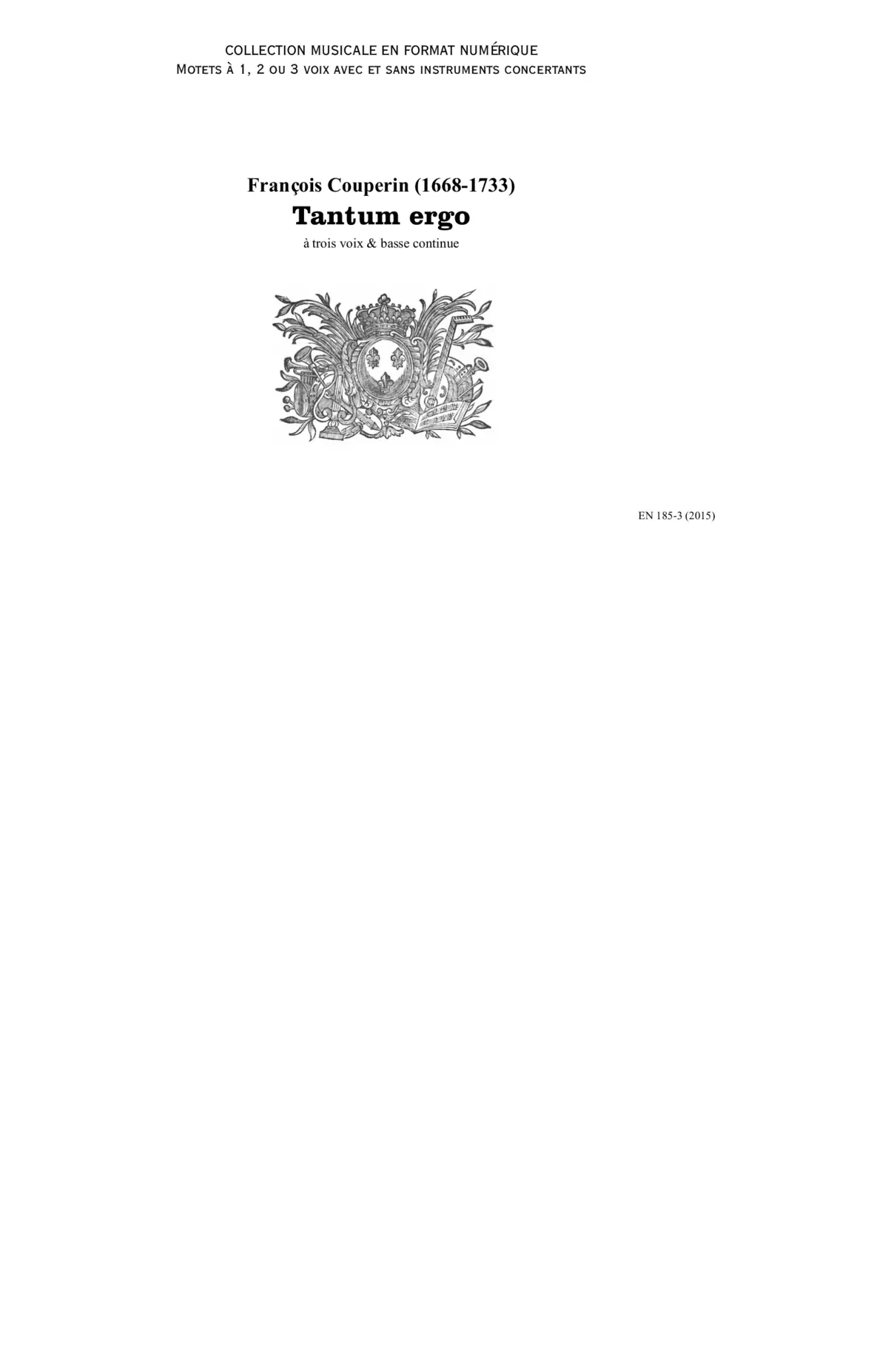 Tantum ergo - Page 1