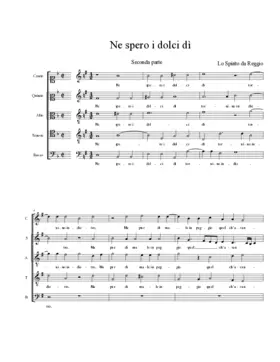 Ne spero i dolci dì