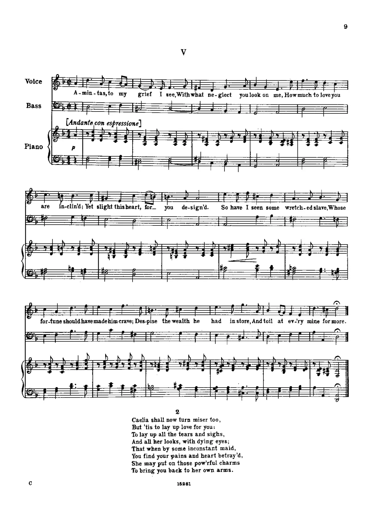 Amintas, to My Grief I See - Page 1