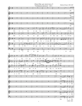 Gloria Patri, qui creavit nos