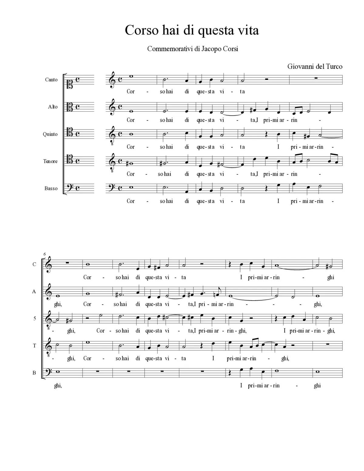 Corso hai di questa vita - Page 1