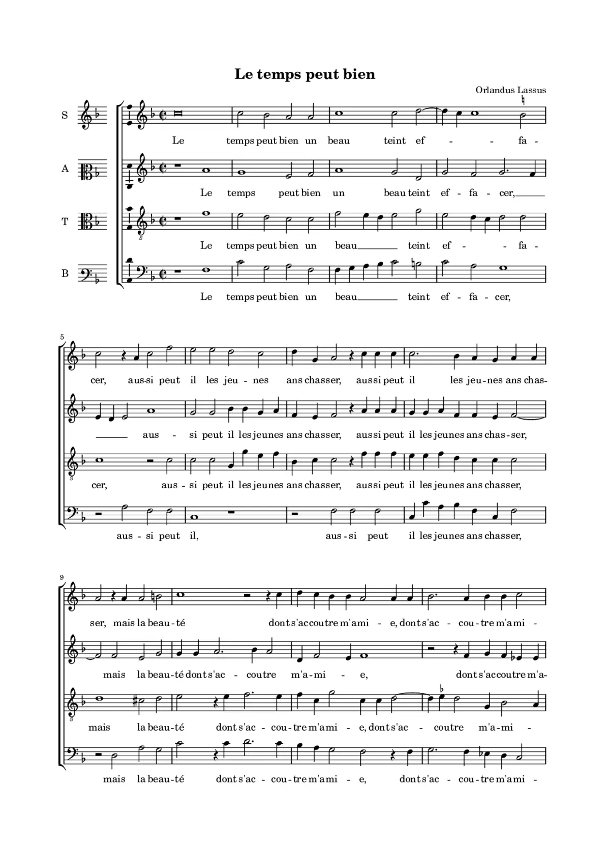 Le temps peut bien - Page 1