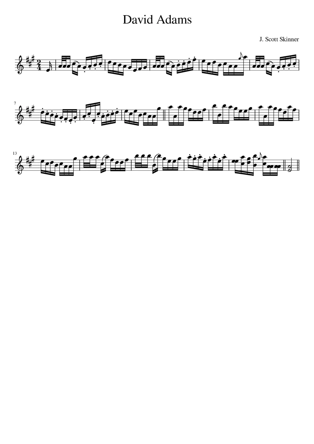 David Adams - Page 1