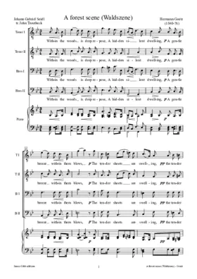A forest scene (Waldszene)