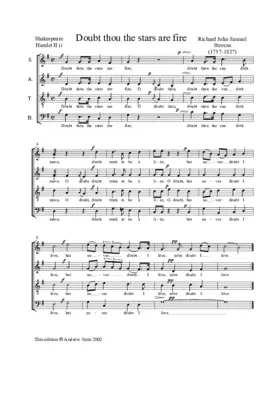 Doubt thou the stars are fire