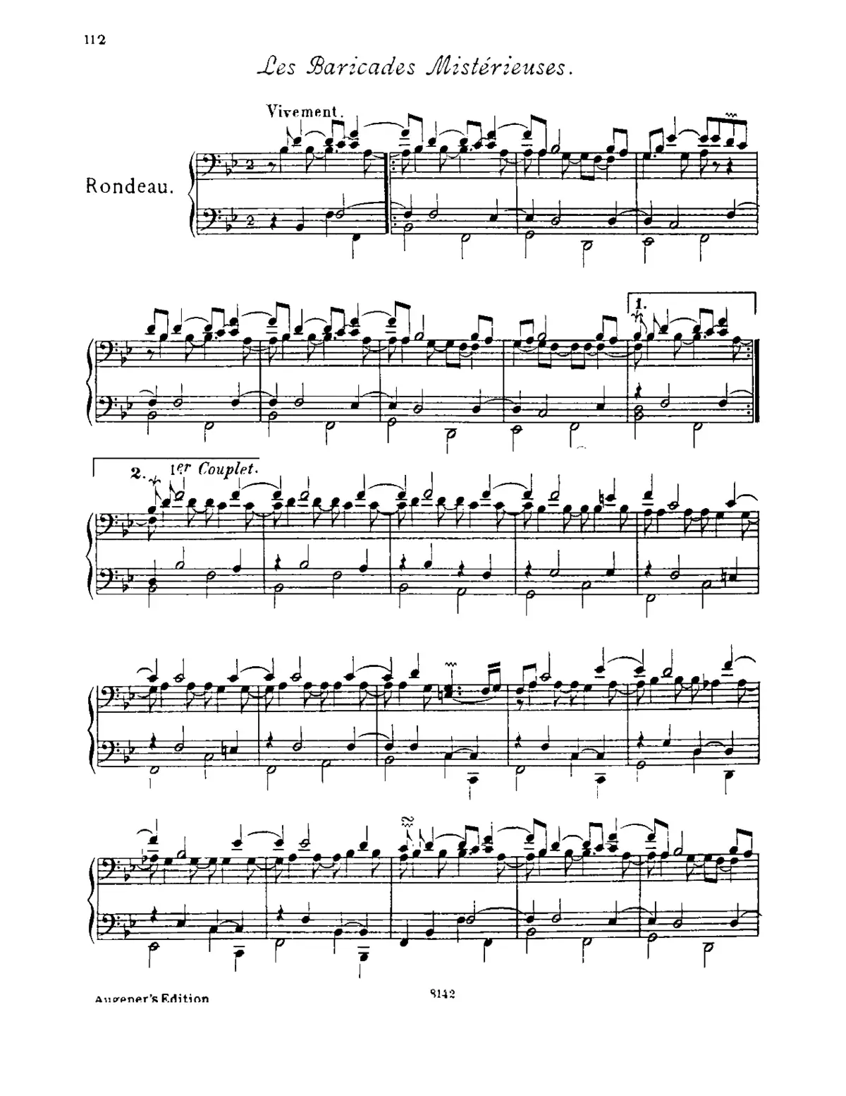 Les Barricades mystérieuses - Page 1