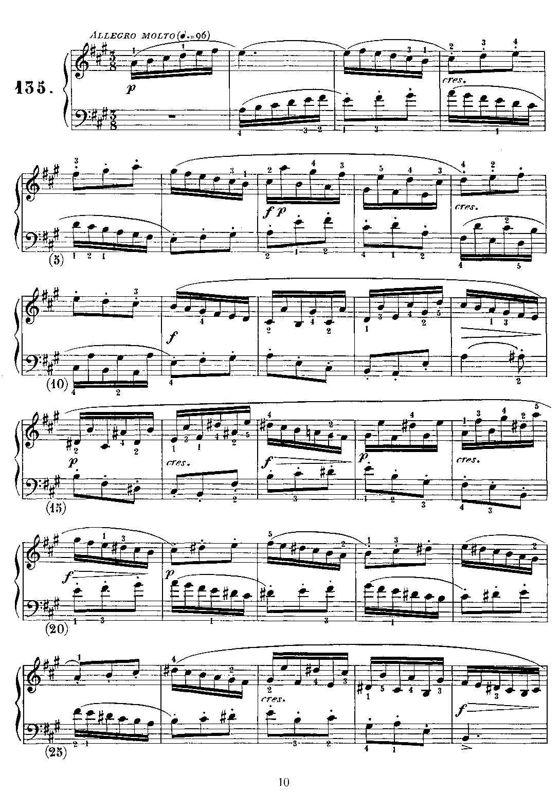 Keyboard Sonata in A major - Page 1