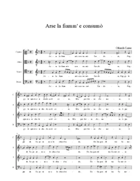 Arse la fiamma e consumò