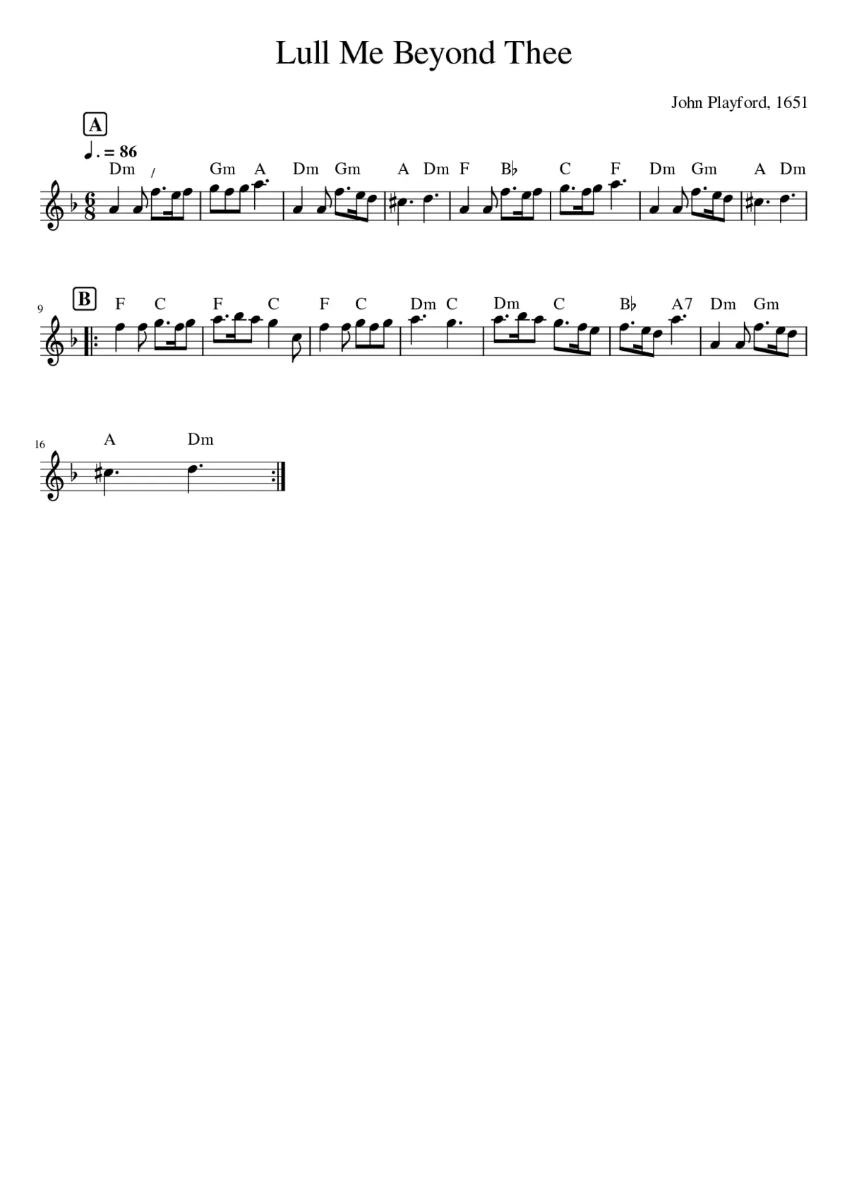 Lull Me Beyond Thee - Page 1