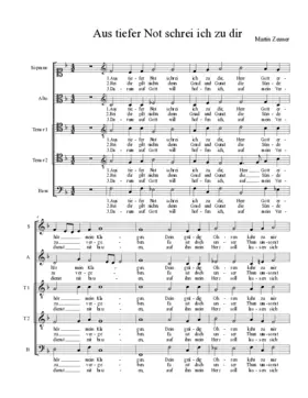 Aus tiefer Not schrei ich zu dir