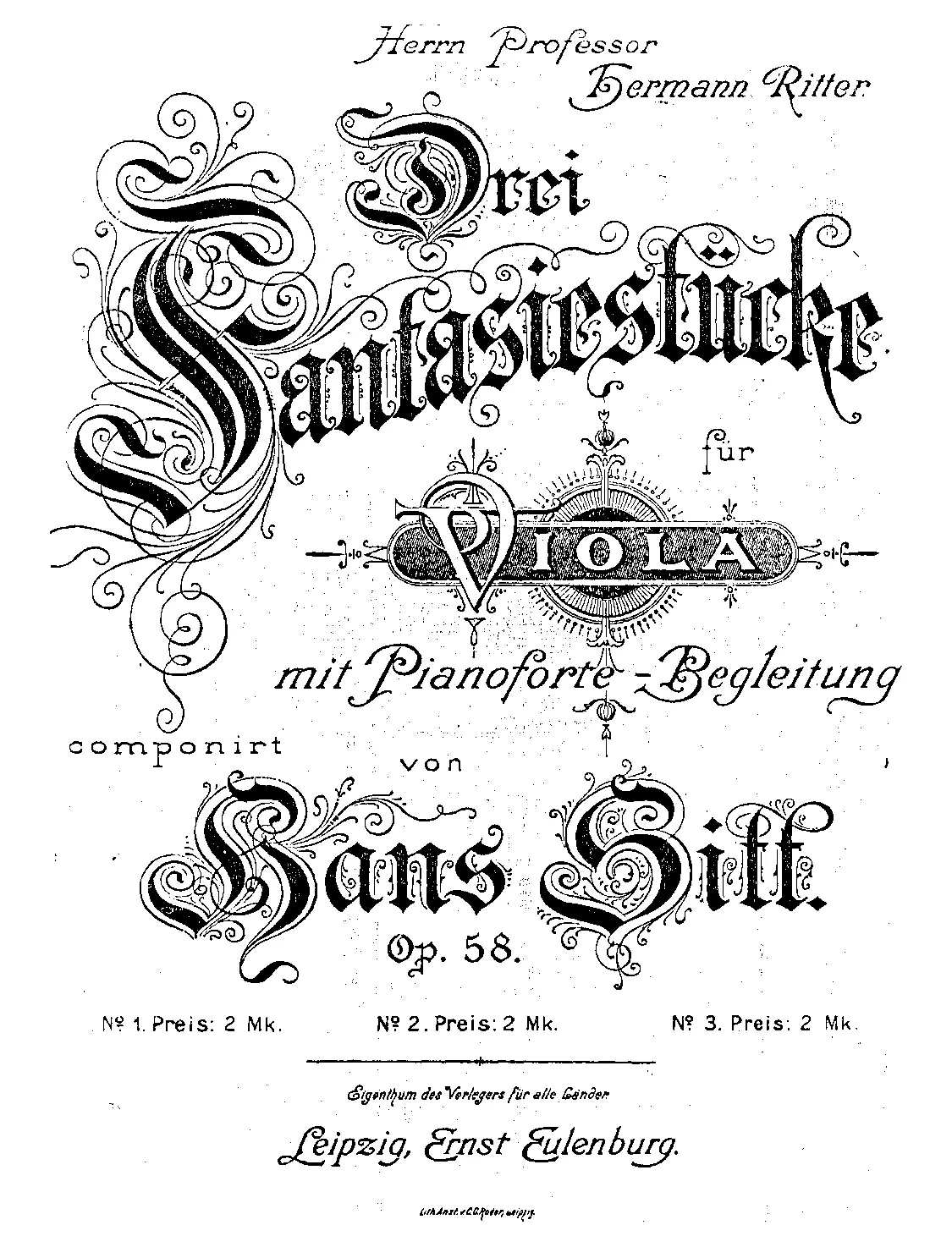3 Fantasiestücke - Page 1