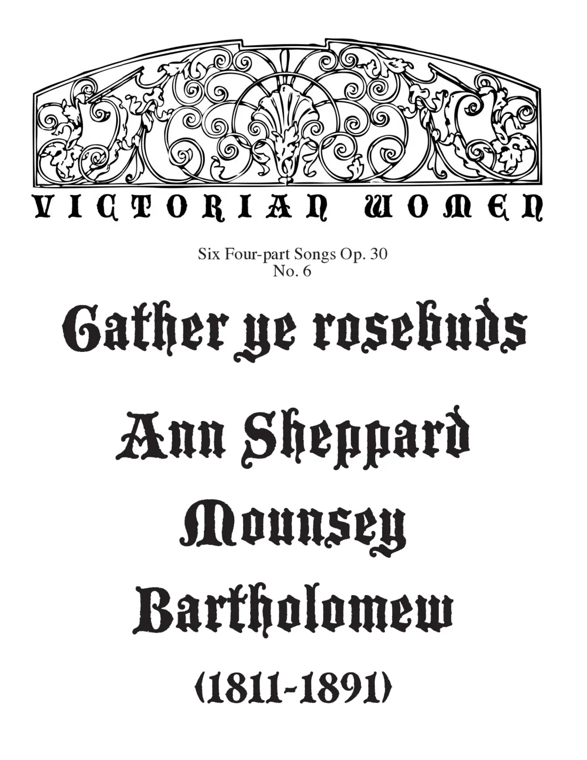 Gather ye rosebuds - Page 1