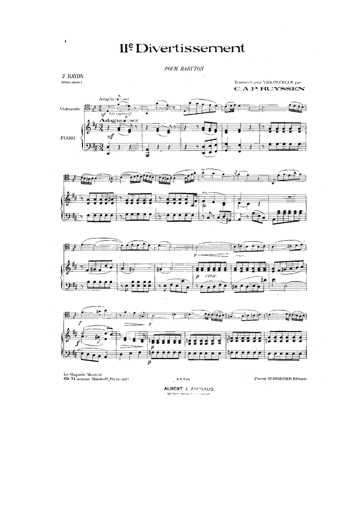 Baryton Trio - Page 1