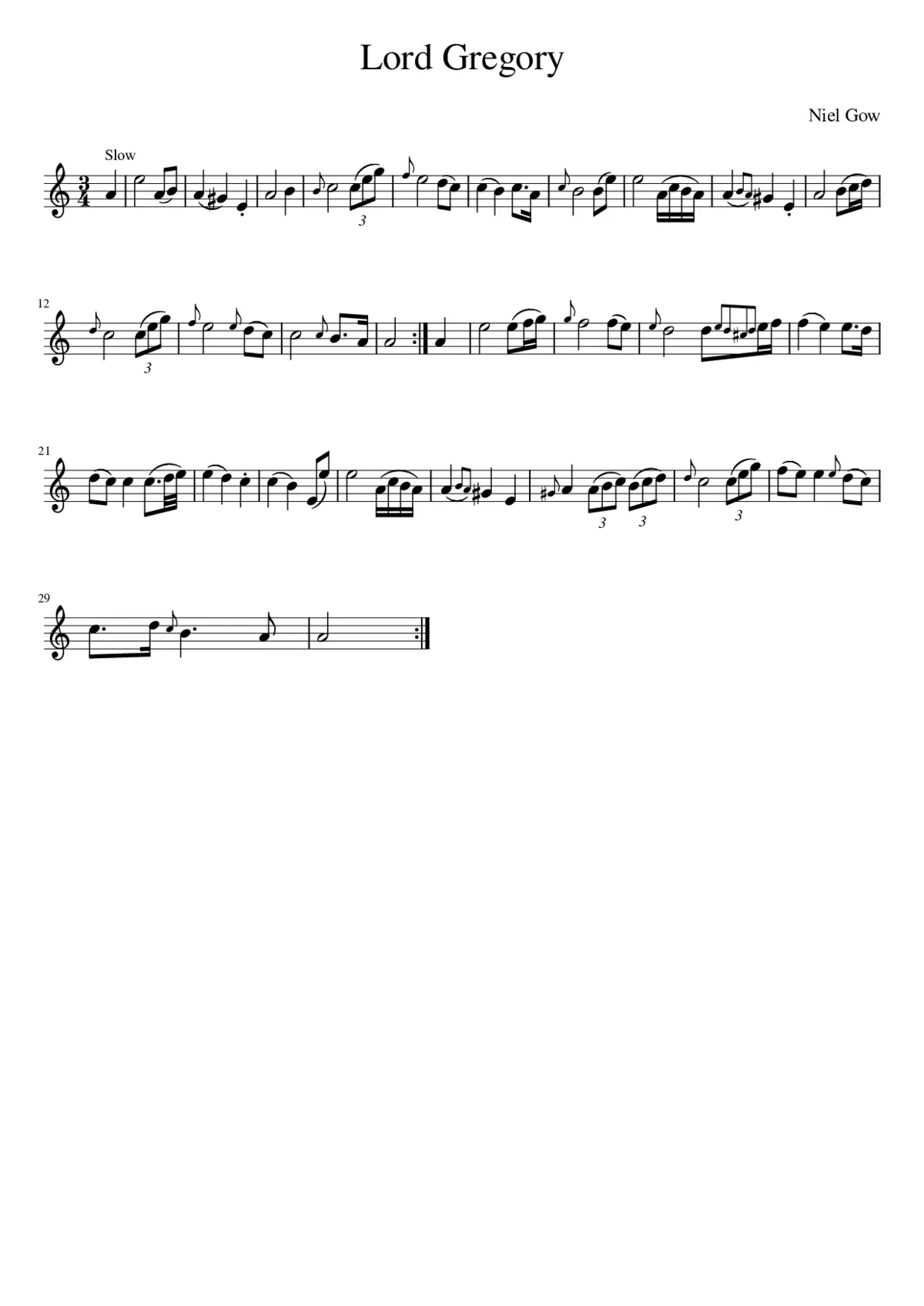 Lord Gregory - Page 1