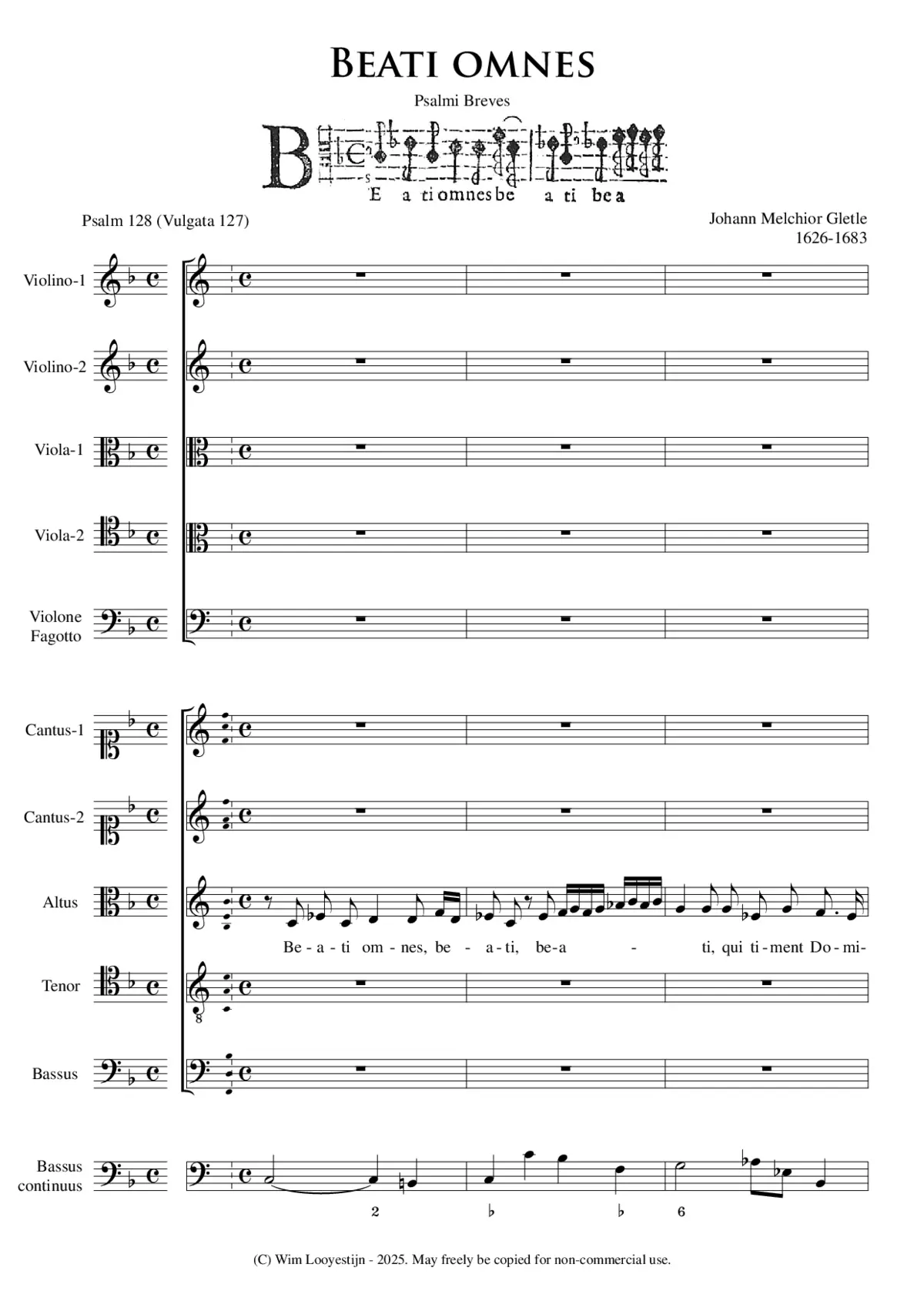 Beati omnes - Page 1
