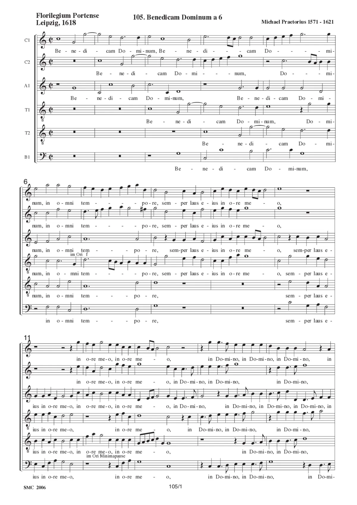 Benedicam Dominum - Page 1