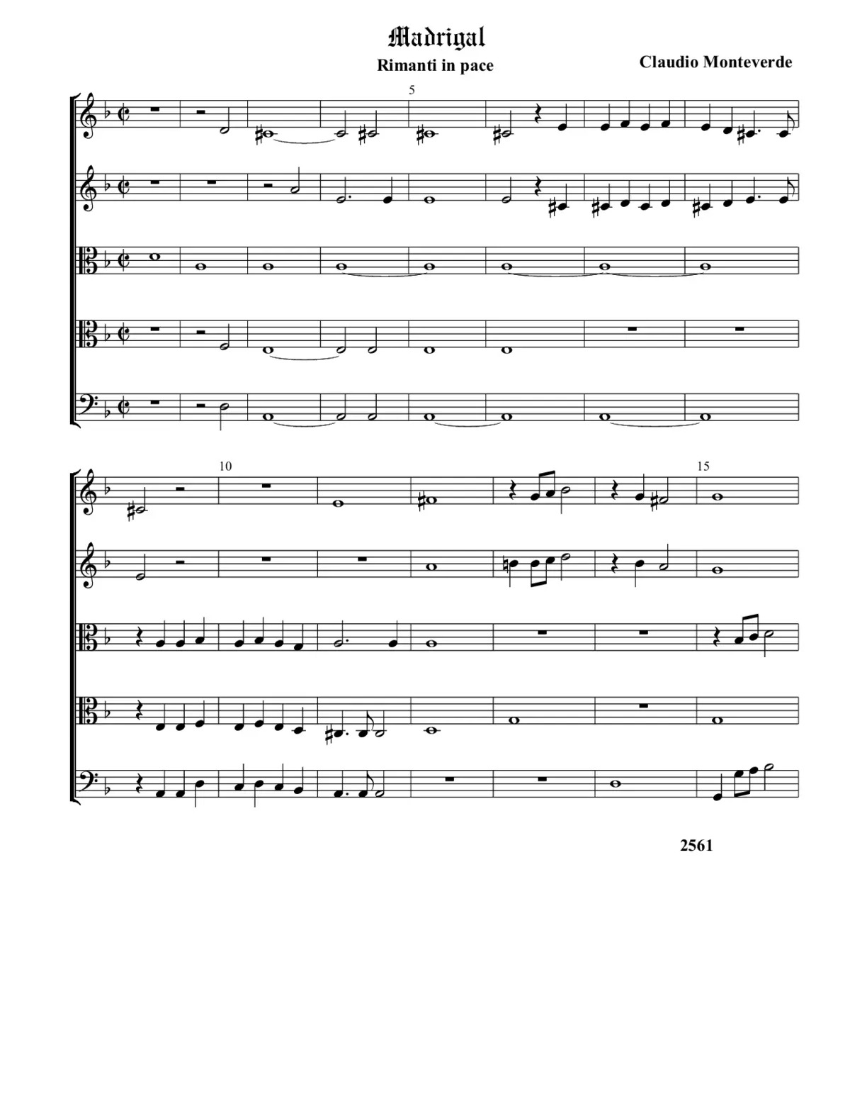 Ond’ ei di morte la sua faccia impressa - Page 1