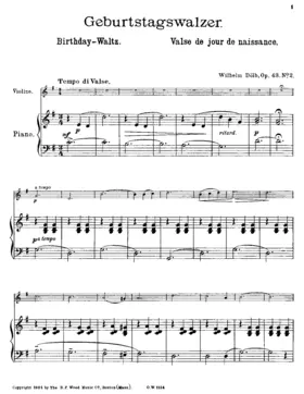 2 Pieces for Violin and Piano