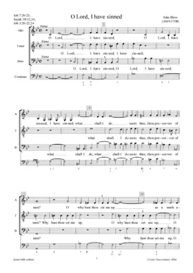 O Lord, I have sinned