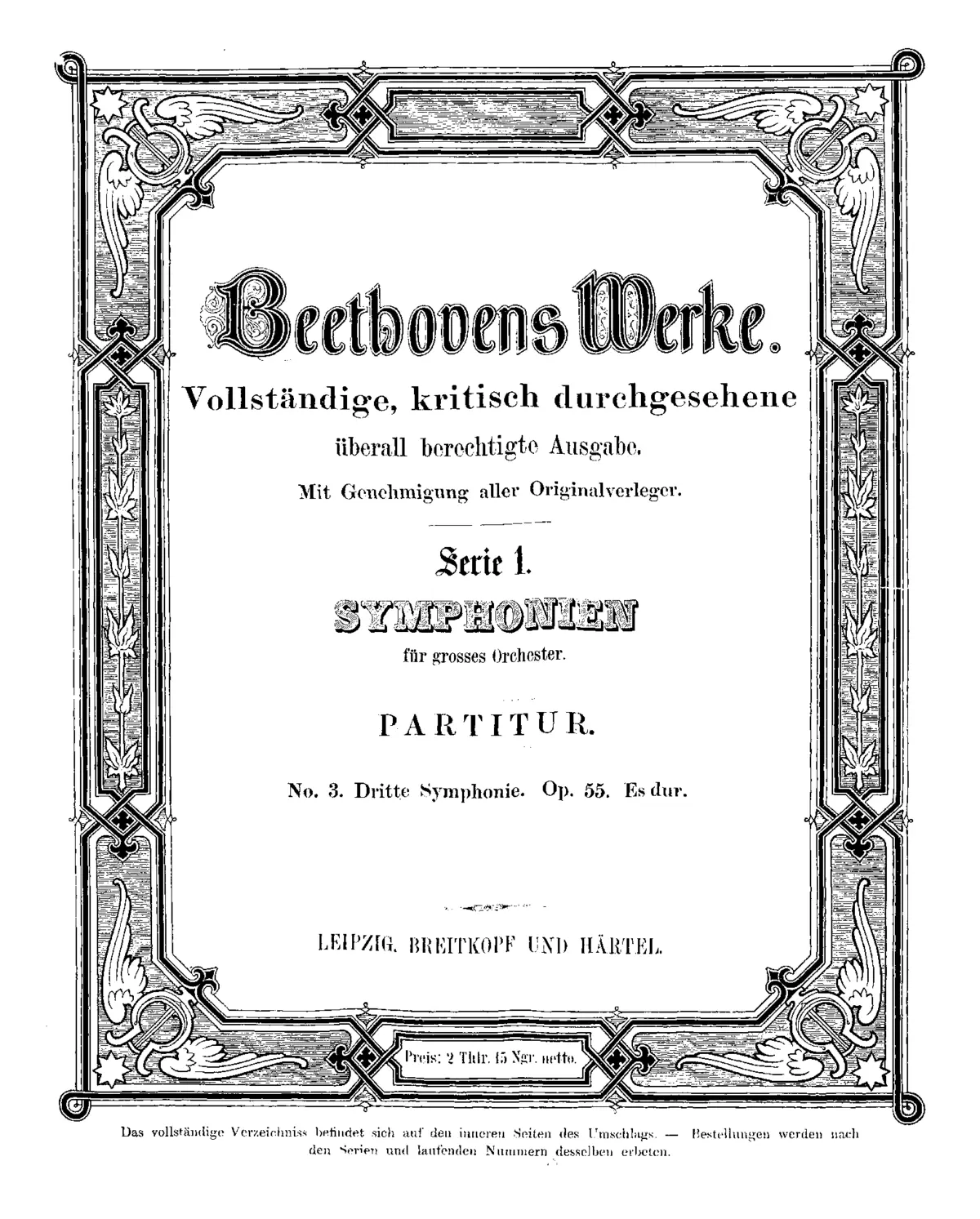 Symphony No.3 - Page 1