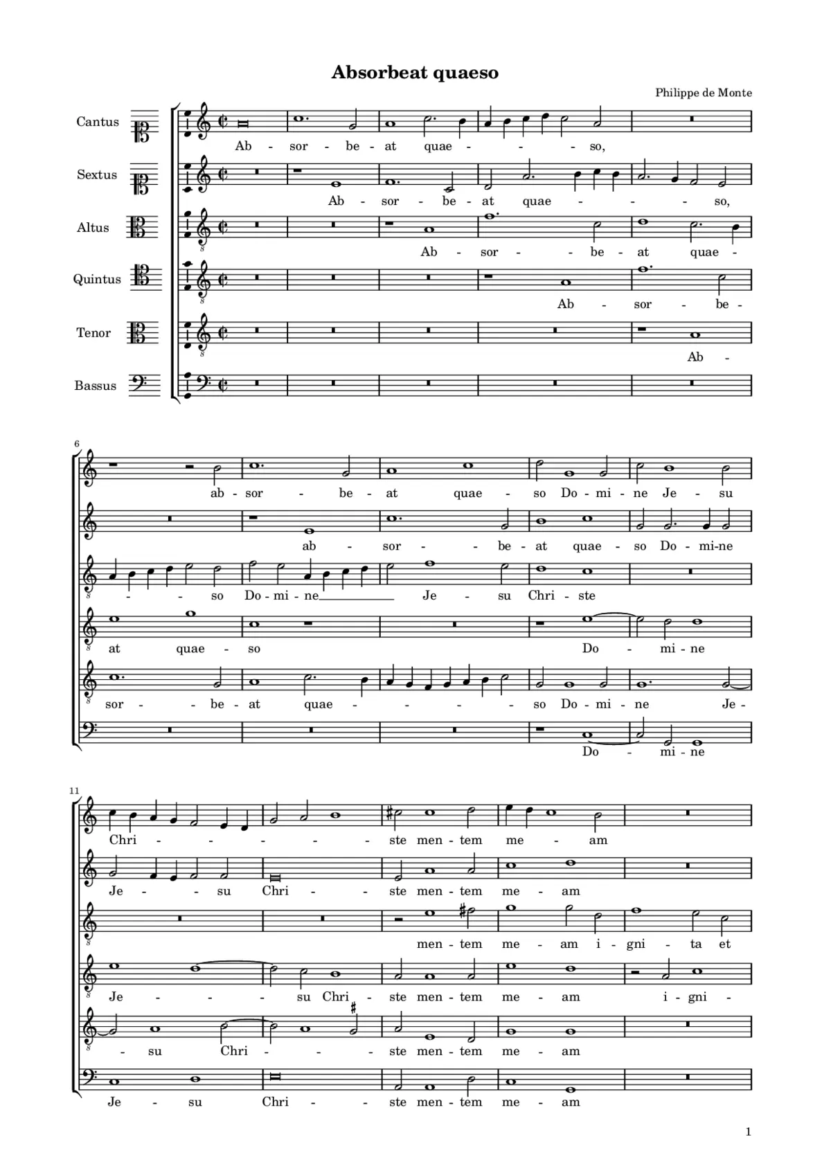 Absorbeat quaeso - Page 1