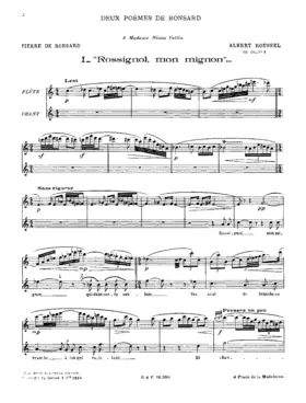 2 Poèmes de Ronsard