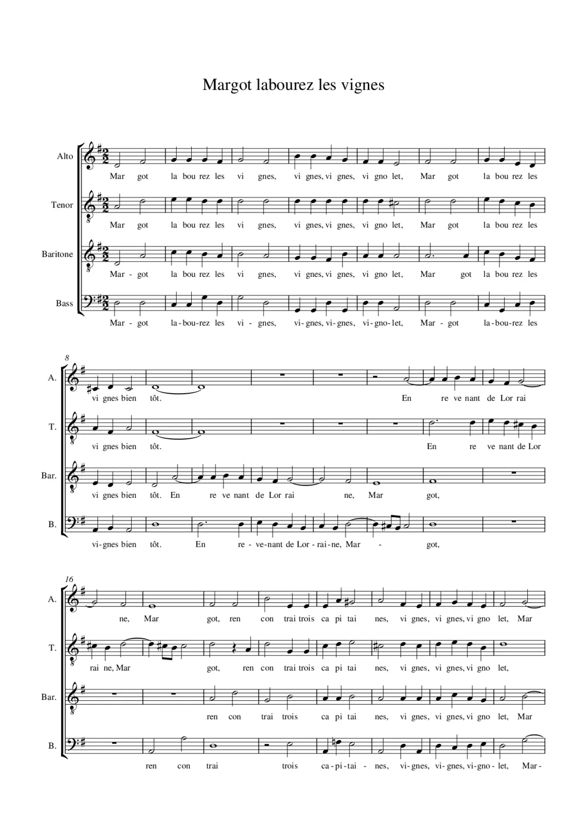 Margot labourez les vignes - Page 1