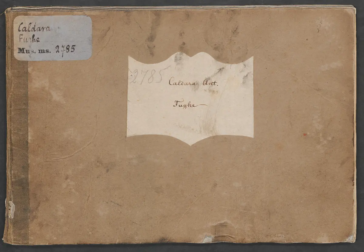 23 Fugues, D-B Mus.ms.2785 - Page 1