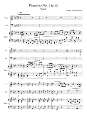 Piano Trio in E-flat major Op.1 No.1