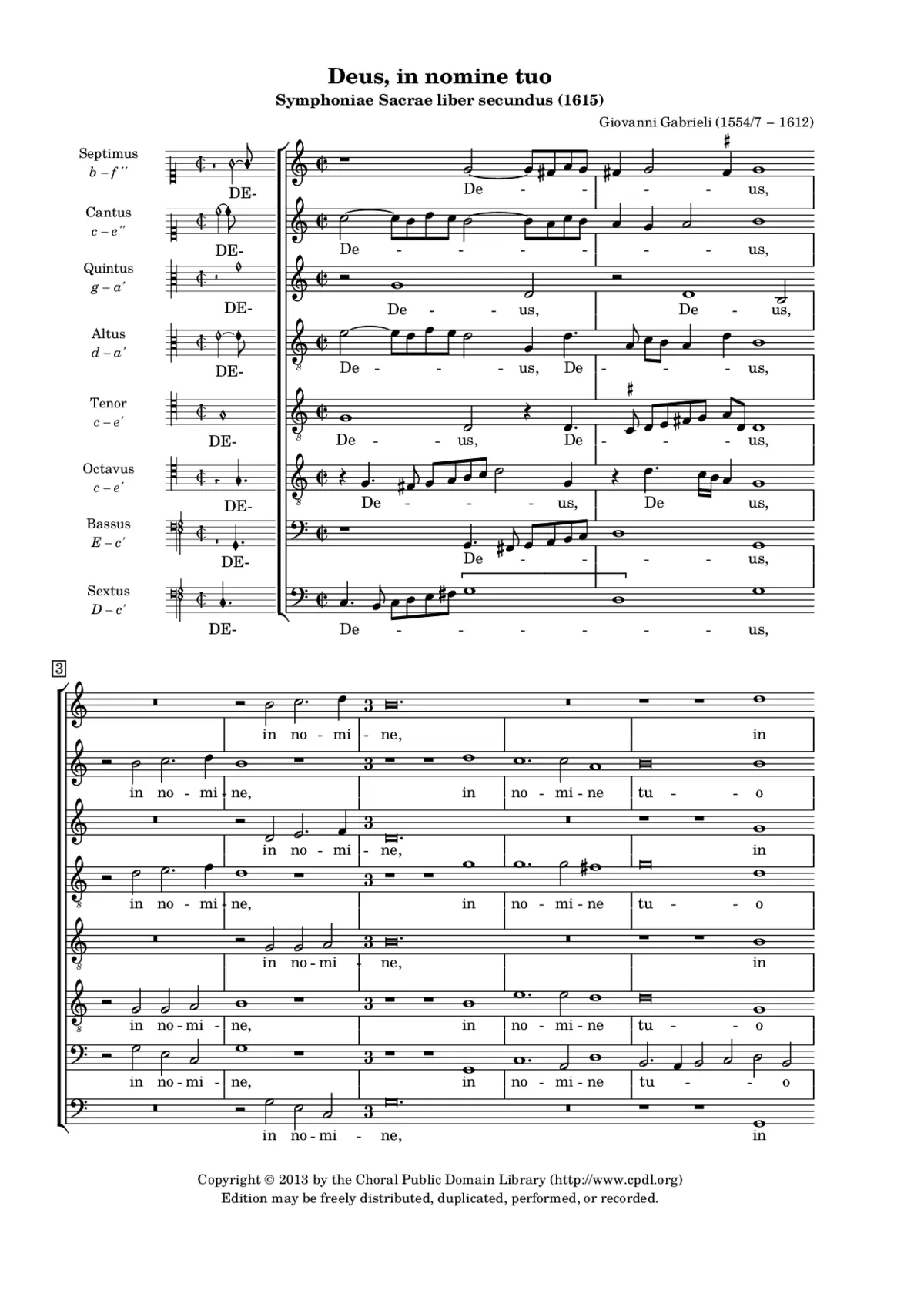 Deus, in nomine tuo - Page 1