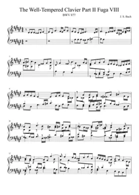 Prelude and Fugue in E-flat minor BWV 877